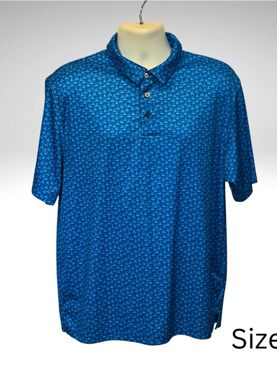 Jack Nicklaus Other - Jack Nicklaus Men’s Golf Polo Shirt – Sailboat Print – Size L
